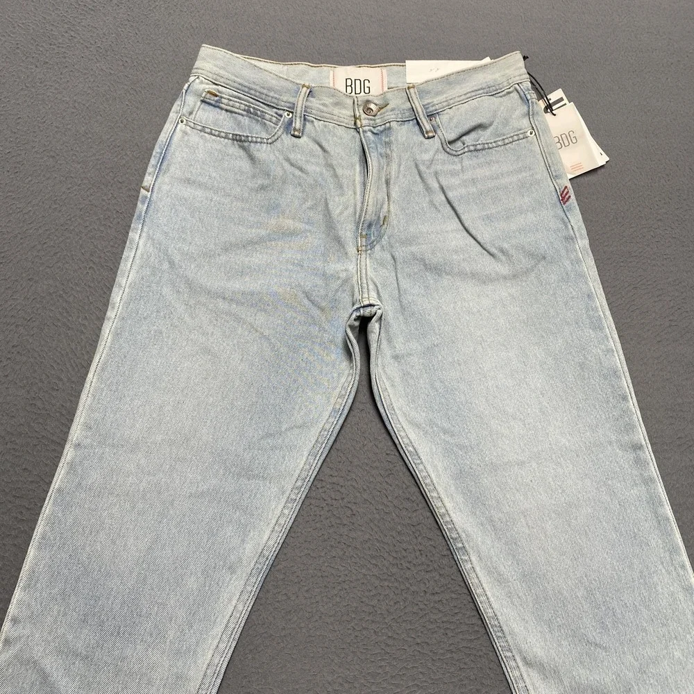 BDG Dad Slim Tapered Fit Jeans Mens 31x32 Blue Light Wash‎ Denim Pants Casual